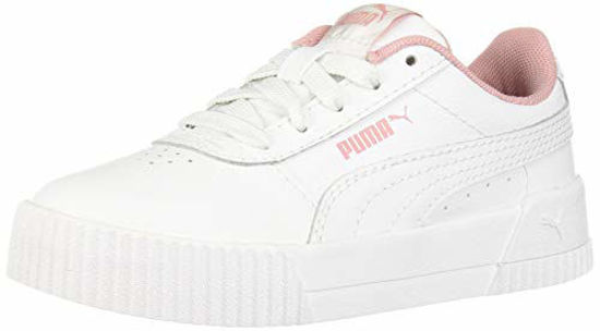 Picture of PUMA Carina Sneaker, White White, 11.5 US Unisex Little Kid - Size: 11.5 Little Kid