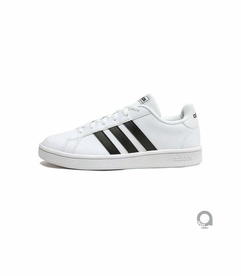 Picture of adidas Grand Court Base Shoes Women's, White, Size 9.5 - Size: 9.5