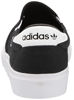 Picture of adidas Originals unisex adult Court Rallye Slip Sneaker, Black/Black/White, 8.5 Women Men US - Size: 9.5 Women/8.5 Men