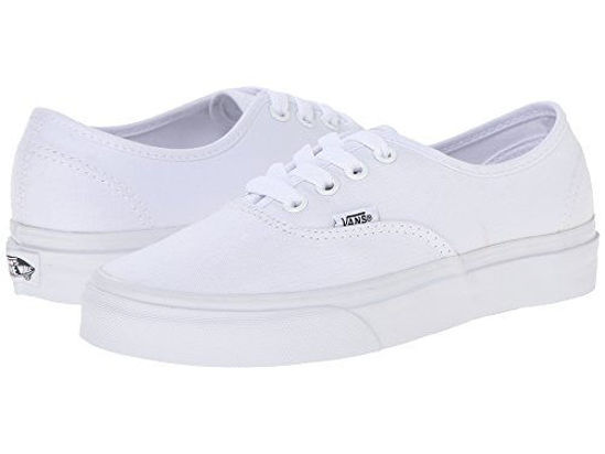 Picture of Vans Unisex Authentic Trainers Skate Shoes True White 9 B(M) US Women / 7.5 D(M) US Men - Size: 9 Women/7.5 Men