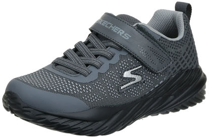 Picture of Skechers Kids Boy's Nitro Sprint Sneaker, Charcoal/Black, 11.5 Little Kid - Size: 11.5 Little Kid