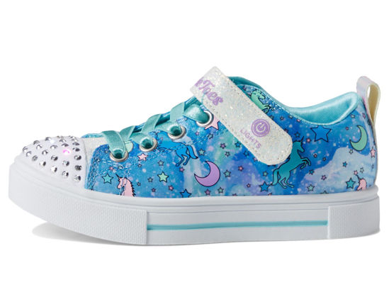 Picture of Skechers Kids Twinkle Toes Twinkle Sparks - Unicorn Drea Sneaker, Blue/Multi, 3 Little Kid - Size: 3 Little Kid