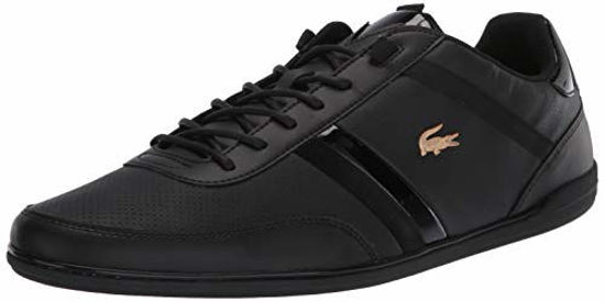 Picture of Lacoste Men's Giron 120 1 U CMA Sneaker, Black/Gold, 8.5 Medium US - Size: 8.5