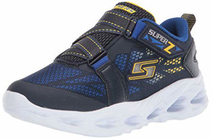 Picture of Skechers Kids Boy's Vortex-Flash-Denlo Sneaker, Navy/Yellow, 2 Medium US Little Kid - Size: 2 Little Kid