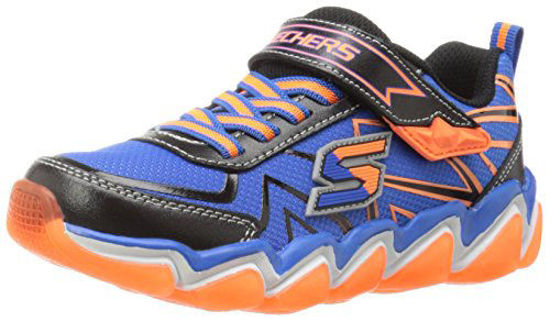 Picture of Skechers Kids Boys Skech Air 3.0 Rupture Sneaker (Little Kid/Big Kid),Black/Blue/Orange,2 M US Little Kid - Size: 2 M US Little Kid