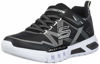 Picture of Skechers Kids Boy's Flex-Glow 90542L Lights (Little Kid/Big Kid) Black/Charcoal 1 Little Kid - Size: 1 Little Kid