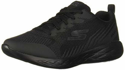 Picture of Skechers boys Go Run 600 - Hendox School Uniform Shoe, Black/Black, 5 Big Kid US - Size: 5 Big Kid