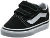 Picture of Vans Old Skool Flame Kids Shoes Size 11.5, Color: Black/True White - Size: 11.5 Little Kid