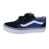 Picture of Vans Kids Old Skool V Skate Shoe (Navy/True White, 1) - Size: 1 Little Kid