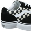 Picture of Vans Women's Low-Top Sneaker, Checkerboard Black White, 7 - Size: 7