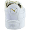 Picture of PUMA Women's Basket Platform Core Sneaker, White-Gold,9 M US - Size: 9 M US