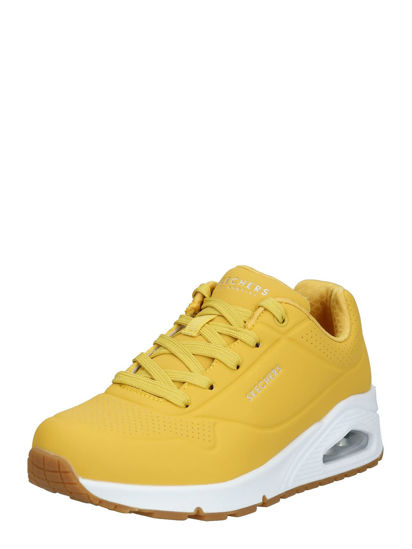 Picture of Skechers Women's Uno-Stand on Air Sneaker, Yellow, 7.5 - Size: 7.5