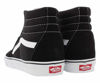 Picture of Vans Unisex SK8-Hi Skate Shoes Black/White 11.5 Women/10 Men - Size: 11.5 Women/10 Men