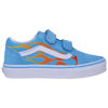 Picture of Vans Kids Old Skool V, Aquarius/True White, 2.5 Little Kid - Size: 2.5 Little Kid