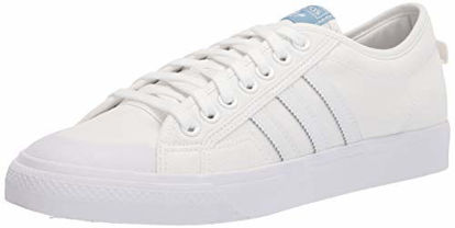 Picture of adidas Originals mens Nizza White/White/Hazy Blue 11 - Size: 11