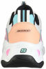 Picture of Skechers Women's D'Lites 3 Sneaker,White/Pink/Blue,6.5 - Size: 6.5