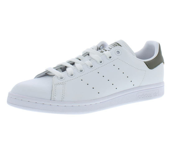 Picture of adidas Originals Stan Smith Mens Shoes Size 7, Color: White/Green - Size: 7