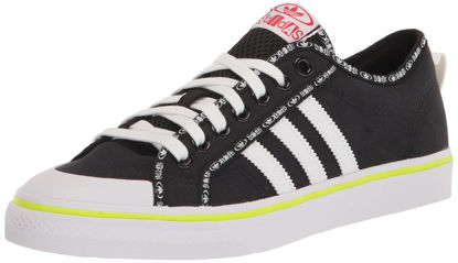 Picture of adidas Originals Men's Nizza Sneaker, Core Black/White/Vivid Red, 8.5 - Size: 8.5