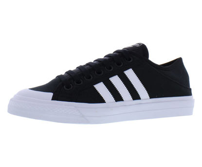 Picture of adidas Collapsible Nizza Lo Mens Shoes Size 4.5, Color: Black/White-Black - Size: 4.5