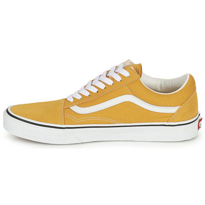 Picture of Vans Men's Old Skool Sneaker, (Color Theory) Golden Yellow, Size 7.5 - Size: 9 Women/7.5 Men