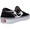 Picture of Vans Men's Classic Slip On, (Flame) Black/White, Size 9 - Size: 9