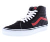 Picture of Vans Sk8-Hi Unisex Shoes Size 10.5, Color: Black/Red - Size: 12 Women/10.5 Men