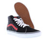 Picture of Vans Sk8-Hi Unisex Shoes Size 10.5, Color: Black/Red - Size: 12 Women/10.5 Men