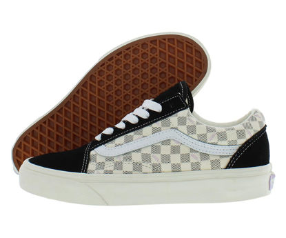 Picture of Vans Old Skool Unisex Shoes Size 7, Color: Black Checkerboard - Size: 7 Women/5.5 Men