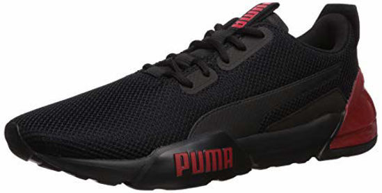 Picture of PUMA Men's Cell Phase Sneaker, Black-High Risk Red, 7 M US - Size: 7