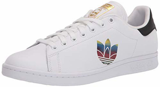 Picture of adidas Originals Women's Stan Smith Sneaker, White/Black/Gold, 10 - Size: 10