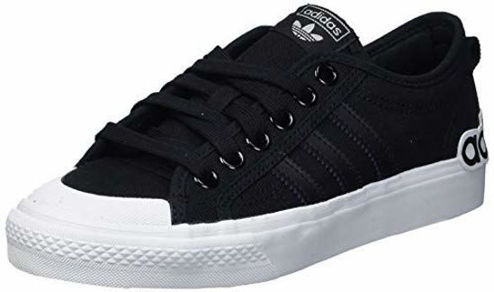 Picture of adidas Originals Men's Nizza Sneaker, Black/Crystal White/Gum, 11.5 M US - Size: 11.5