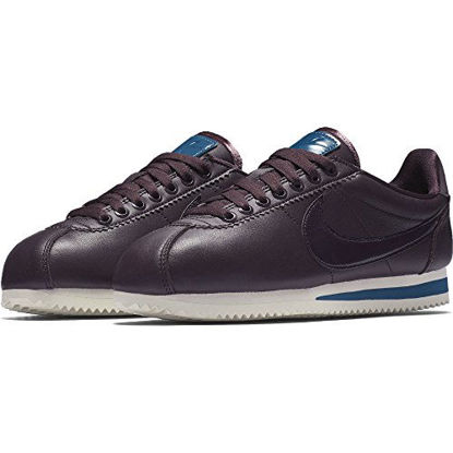 Picture of Nike Womens Classic Cortez SE Premium Casual Sneakers, Purple, 6 - Size: 6