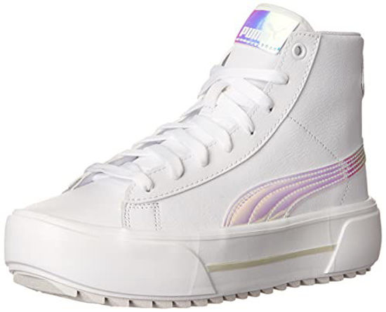 Picture of Puma Women's Kaia Mid Sneaker, White White-Nimbus Cloud, 5.5 - Size: 5.5