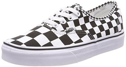 Picture of Vans Authentic Mix Checker Unisex Trainers Black White - 6.5 UK - Size: 7.5