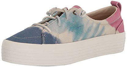 Picture of Sperry Women's Crest Vibe Platform Sneaker, Pink TIE DYE, 6.5 - Size: 6.5