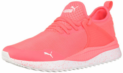 Picture of PUMA Women's Pacer Next Cage Sneaker, Pink Alert White, 6.5 M US - Size: 6.5