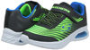 Picture of Skechers Kids Boy's Microspec Max Ii Sneaker, Black/Blue/Lime, 4 Big Kid - Size: 4 Big Kid