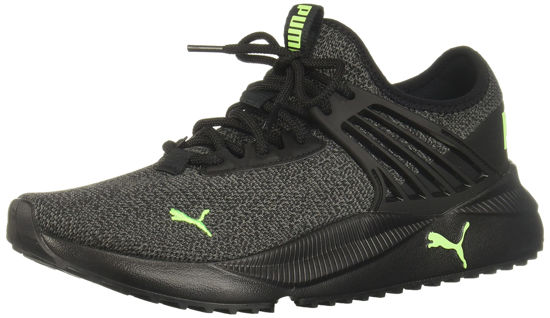 Picture of Puma Mens Pacer Future Knit Black Lifestyle Sneakers Shoes 12 - Size: 12