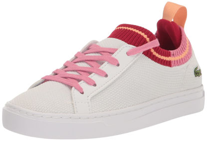 Picture of Lacoste La Piquee Sneaker, White/RED, 13 US Unisex Little Kid - Size: 13 Little Kid