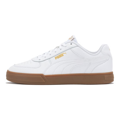 Picture of Puma Men's Caven Sneaker, White White Team Gold-Gum, 7 - Size: 7