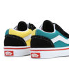 Picture of Vans Toddler's Old Skool V, Color Block Black/Multi, Size 5.5 Toddler - Size: 5.5 Toddler