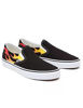 Picture of Vans Classic Slip-On (Flame) Black/Black/True White Men's 9.5, Women's 11 Medium - Size: 11 Women/9.5 Men