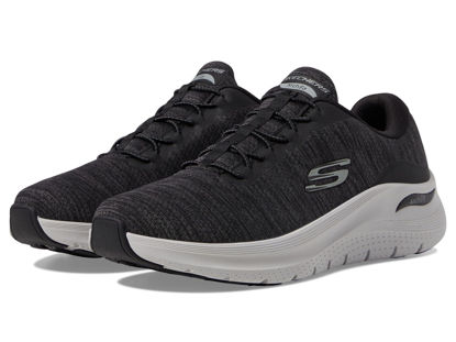 Picture of Skechers Men's Arch Fit 2.0 Upperhand Sneaker, Black, 8.5 X-Wide - Size: 8.5 X-Wide