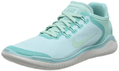 Picture of Nike Free Rn 2018 Sun Sz 6.5 Womens Running Island Green/Igloo-Vast Grey Shoes - Size: 12