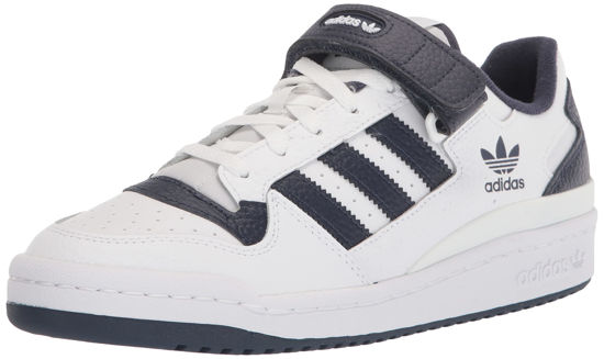 Picture of adidas Originals Men's Forum Low Sneaker, White/Shadow Navy/White, 18 - Size: 18