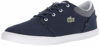 Picture of Lacoste Men's Bayliss Sneaker, Navy/White Canvas, 9 Medium US - Size: 9