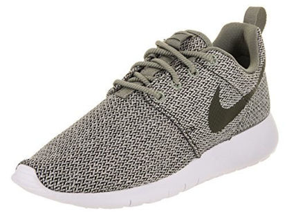 Picture of Nike Boy's Roshe Run Sneaker (GS), Dark Stucco/Sequoia-Light Bone, 4.5Y - Size: 4.5 Big Kid