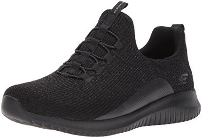 Picture of Skechers Sport Women&#39;s Ultra Flex Sneaker,black/black,5.5 M US - Size: 5.5 M US