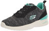 Picture of Skechers Women's Skech-AIR Dynamight Sneaker, BKAQ=Black/Aqua, 8 - Size: 8