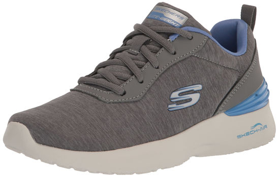 Picture of Skechers Sport Women's Women's Skech-AIR Dynamight Sneaker, GYBL=Grey/Blue, 9.5 - Size: 9.5